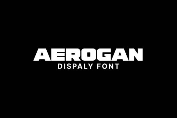 Aerogan: A Typeface Built for Speed and Impact