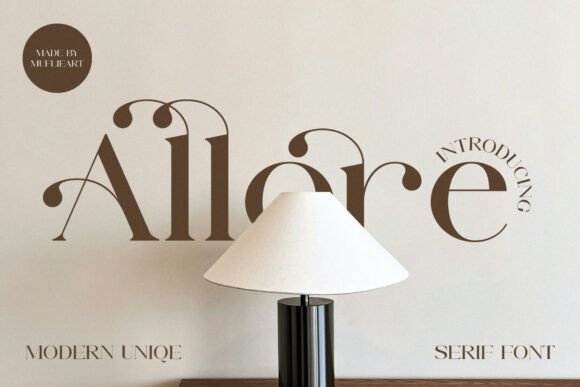 Allore: A Signature Serif for Timeless Branding
