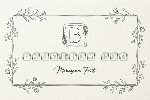Botanica Box: Your Guide to a Botanical Monogram Font