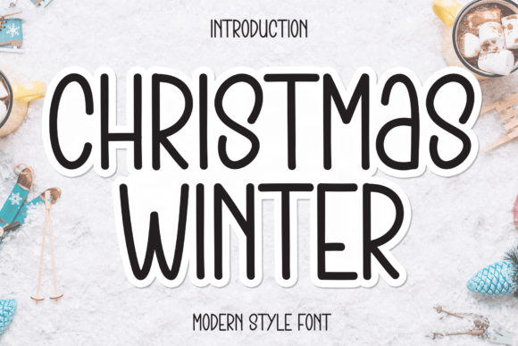 Christmas Winter: The Hand-Drawn Display Font for Festive Designs