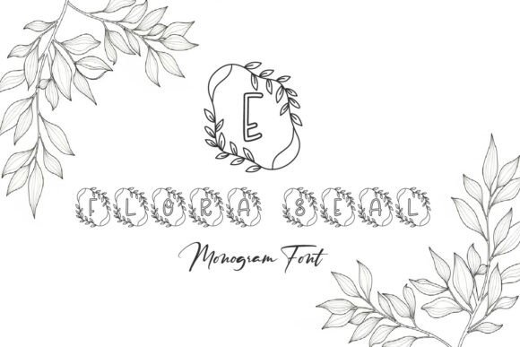 Flora Seal Monogram: The Botanical Elegance Your Designs Deserve