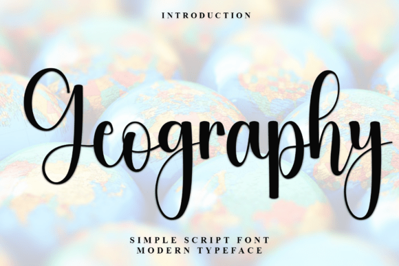 Geography: The Soft, Unique Typeface for Modern Design