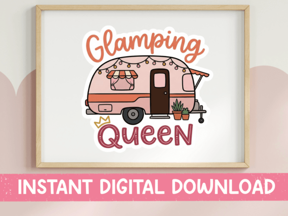 Glamping Queen Camper Trailer: A Retro-Modern Design Statement
