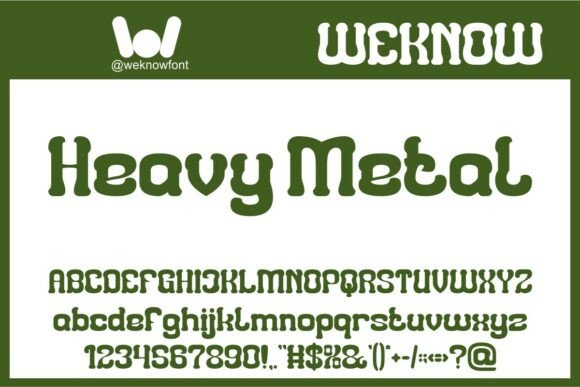 Heavy Metal: A Retro-Modern Display Font with Soul