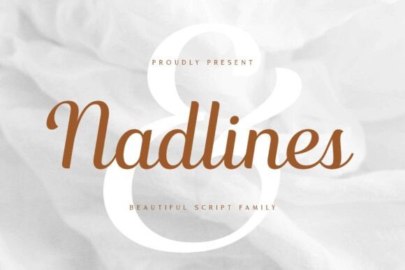 Nadlines: An Elegant Italic Script for Timeless Design