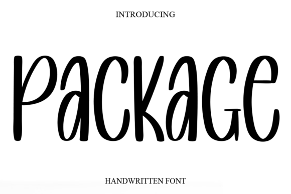 Package: A Sweet and Cursive Handwritten Font for Joyful Design