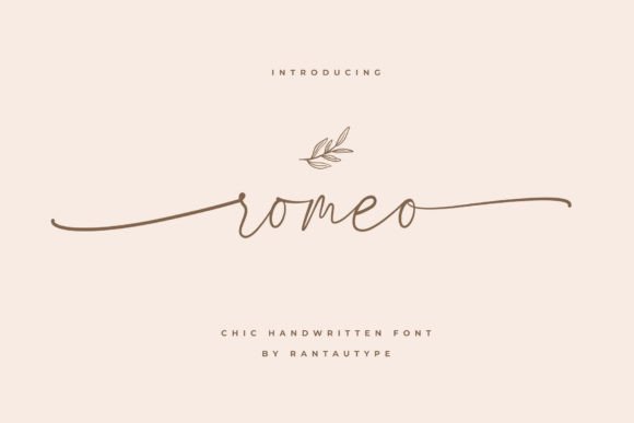 Romeo Handwritten: More Than Just a Pretty Script Font