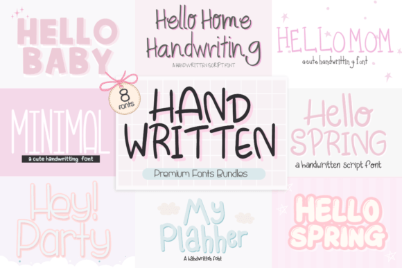 Spring Handwritten Bundles: A Modern Font Set for Creative Projects