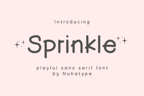 Sprinkle: The Thin Sans Serif for Modern Designers