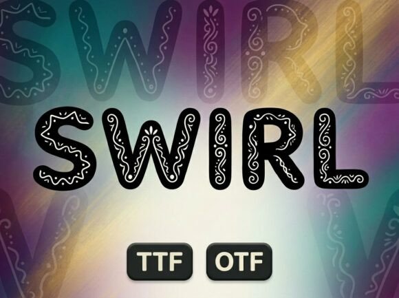 Swirl: The Joyful Display Font for Whimsical Branding